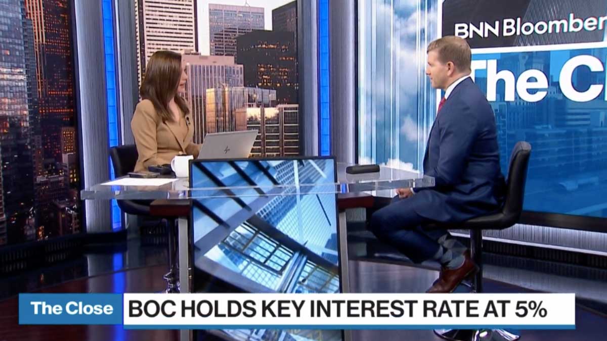 BNN Bloomberg – Bank of Canada holds key interest rate at 5%